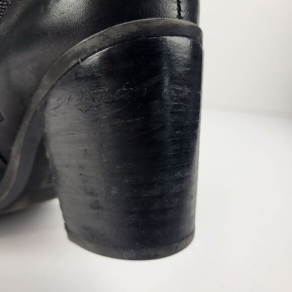 Naturalizer Kamora Women's Knee High Boots Black Faux Leather 7.5W Wide Calf - Picture 10 of 16